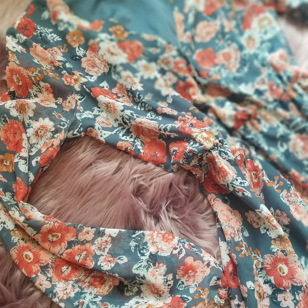 NWOT Floral maxi dress